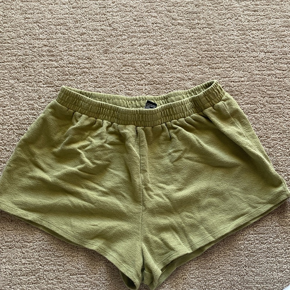 Green Lounge Shorts